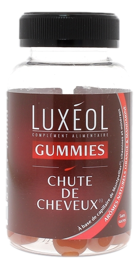 Luxéol Chute de cheveux gummies Prévient la chute des cheveux