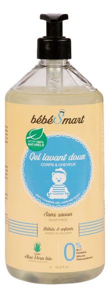 BEBE SMART gel lavant doux corps et cheveux 1 litre